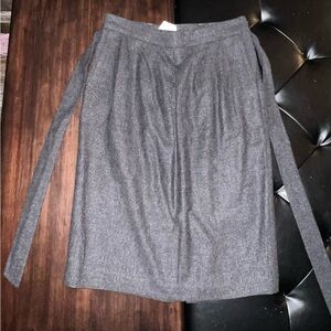 Ann Taylor Charcoal Pencil Skirt